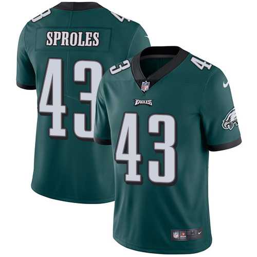 Nike Philadelphia Eagles #43 Darren Sproles Midnight Green Team Color NFL Vapor Untouchable Limited Jersey,We sell and wholesale Nike Philadelphia Eagles #43 Darren Sproles Midnight Green Team Color NFL Vapor Untouchable Limited Jersey on line form chian!